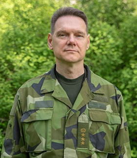 Öv. Stefan Nacksten, chef Infrastrukturavdelningen, Försvarsmakten
